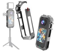 Honbobo Metallo Gabbia Telaio per Insta360 X4 Air, Magnetico Sgancio rapido Camera Gabbia Telaio protettivo Accessori per Insta360 X4 Air