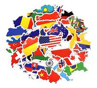 Honch, adesivi in vinile per computer portatili, iPad, auto, bagagli, borracce Bandiera Flag