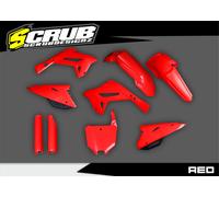 Honda 2002-2007 CR125R CR250R | Nuovo Kit Plastica Polisport CR Restyle 2022 ...