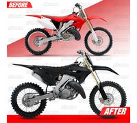 Honda 2002-2007 CR125R CR250R | Nuovo Polisport Restyle 2022 Nero