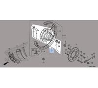 Honda 2014-2018 CR Mozzo Posteriore Sottogruppo 42635-K28-910 Nuovo OEM