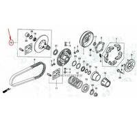 Honda Argento Ali NF01 PF01 400 600 Maxi-Scooter Viso Set Driven Nuovo