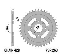 HONDA C ASTRA (GREECE) 100 1991-2000 corona PBR passo 428 36 Denti Ferro