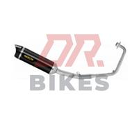 Honda CB 125 R 2021-2022 Arrow Completo Sistema Con Thunder Fibra di Carbonio