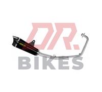 Honda CB 125 R 2021-2022 Arrow Completo Sistema Con x-Kone Scuro Silenziatori