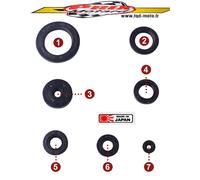 Honda CB 250 CL 250 1971/1973 Kit Guarnizioni Spi Basso Motore