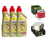 HONDA CB/350/400 FOUR 1973 KIT/TAGLIANDO CASTROL POWER 1 20W50 FILTRO OLIO ARIA