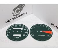 Honda CB 350 Four Quadrante Set " Taglio Angolato " Km/H Tachimetro Contagiri
