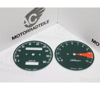 Honda CB 350 Four Set Quadrante Tachimetro km/h Manometro Giri