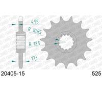 HONDA CB 500 500 PIGNONE AFAM 20405-15 PASSO 525 1994 2003