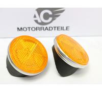Honda CB 550 Four K0-K2 Riflettore Riflesso Di Fronte Forcella Ear + Gomma Base