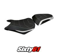 Honda CB500F 2012 2013 2014 2015 Sedile Cover Tappezzeria Comfort Bianco Nero