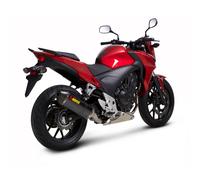 Honda CB500X 2013-2016 Kit Slip-On Silenziatore In Carbonio Akrapovic Esagonale