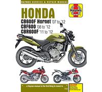 Honda Cb600f Hornet ('07 to '12), Cbf600 ('08 to '12) & Cbr600f ('11 to '12)