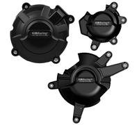Honda CB650R CBR650R 2024-2026 Set Protezione Cover Motore Nero GBRacing