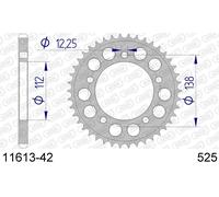 HONDA CBF 600 SA ABS 600 CORONA AFAM 11613-42 IN ALL. PASSO 525 2008 2013
