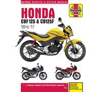 Honda Cbf125 and Cb125f: 09 to 17