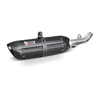 HONDA CBR 600 RR 2005 05 SCARICO MIVV TERMINALE SUONO ACCIAIO NERO UNDER SEAT