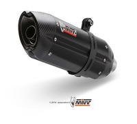 Honda CBR 600 RR 2005-2006 Silenziatore MIVV Suono Inox Spazzolato Nero/ca