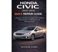 Honda Civic 2012-2015 Quick Repair Guide: Diagnostic Checklists, Emergency Fixes & Repair Manual Support for DIY Owners and Home Mechanics