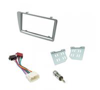 Honda Civic Autoradio CD 2 DIN Argento Kit Mascherina Fitting