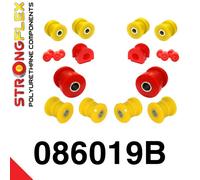 Honda Civic, CRX Del Sol, Kit Boccole Poliuretano Sospensione Bracci Anteriore