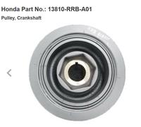 Honda Civic FA5 FG2 2006-2011 gruppo puleggia albero motore originale OEM 138...