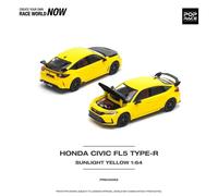 Honda Civic FL5 Type-R Giallo Sole 1:64 Scala Pop Race PR640062