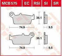 Honda Cr 125 R 1988-2001 TRW Ec Serie Ceramica Pastiglie Freno MCB575EC