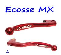 Honda CR125 CR250 2004-2007 Apico Rosso Forgiato Leva Freno Frizione Set Cross