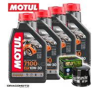 Honda CRF 1000 L AFRICA TWIN 2015- Tagliando Olio Motul 7100 10W-30 4T 4 litr...