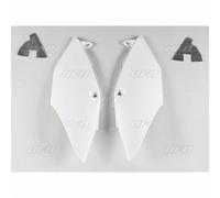 Honda Crf 250 R -18/21 / 450 / RX-17/20 - Coppia Piastre Laterali UFO Bianco