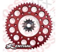 Honda CRF250R/X Renthal Lega Posteriore Acciaio Anteriore Ruote Dentate e Rosso
