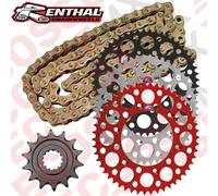 Honda CRF250RX Renthal Kit Catena & Ruota Dentata R1 Catena Robusta Lega Pignone