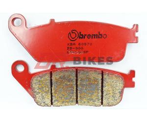 Honda FJS400 Argento Ali 2006 - 2008 Brembo Sinterizzato Post. Pastiglie Freno