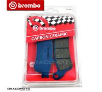 HONDA FORZA 250 2004 pastiglie freno anteriori CC BREMBO Carbon ceramica 07HO...