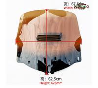 HONDA GL1800 Goldwing Parabrezza Arancione Standard Altezza Vented