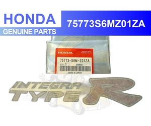 Honda Integra Type R DC5 Adesivi Laterali Originali 75773-S6M-Z01ZA 2PZS Copp...