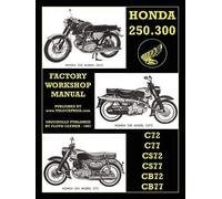 Honda Motor Honda Motorcycles Workshop Manual 250-300 Twins (Tascabile)