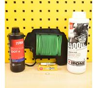 Honda Msx 125 / Grom 13-20 Set Olio Originale Filtro Aria Candela Ipone 10w30