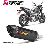 HONDA NC 750 700 S / X INTEGRA 2012-2020 Scarico AKRAPOVIC Carbonio S-H7SO2-HRC