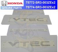 Honda New CIVIC EG6 EK4 SiR Originale Lato "DOHC" "VTEC" Sticker Decal Silver...