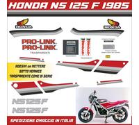 Honda Ns 125 F 1985 kit adesivi completi come da disegno