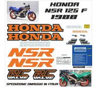 Honda Nsr 125 f 1988 kit adesivi completi come da disegno