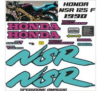 Honda Nsr 125 f 1990 kit adesivi completi come da disegno