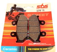 HONDA PASTIGLIE FRENO ANTERIORE SBS NX650 DOMINATOR 1988-96