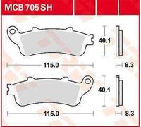Honda S.1300 2003-2004 TRW Sh Serie Sindered Post. Pastiglie Freno MCB705SH