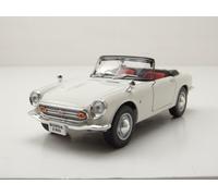 MODELLINO IN SCALA COMPATIBILE CON HONDA S800 1966 WHITE RHD 1:24 WHITEBOX WB124184