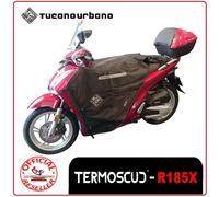 Tucano Urbano R185X Termoscud Coprigambe Termoscudo copertina per Scooter Nero