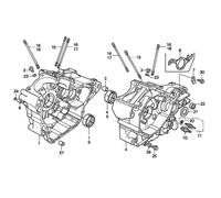 HONDA TRANSALP 600 1987-1999 Kit viti brugola inox n°3 carter motore XL 600